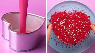 So Yummy Heart Cakes  Top 10 Yummy Cake Recipe Ideas  How To Make Cake Decorating Tutorial [upl. by Kcirdaed]