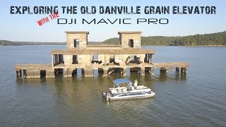 EXPLORING THE OLD DANVILLE GRAIN ELEVATOR AND RAILROAD BRIDGE wDJI Mavic Pro [upl. by Stoffel]