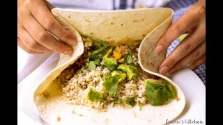 How to make Vegetarian Burrito [upl. by Eednarb]