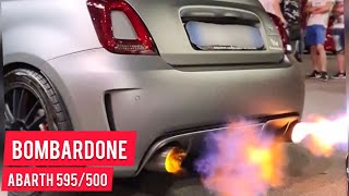 Abarth 500  595 Bombardone Magneti Marelli Exhaust sound and Accelleration [upl. by Bari]