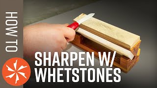 How To Sharpen A Knife Vol 1 Use A Whetstone or Diamond Plate [upl. by Reni83]