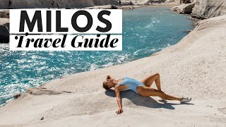 Milos Greece Travel Guide Everything You Need to Know [upl. by Eevets]