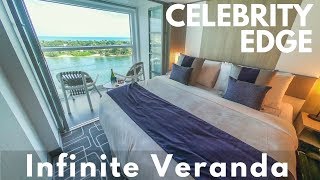 Celebrity Edge Infinite Veranda Stateroom Tour Cabin 7143 [upl. by Mic]