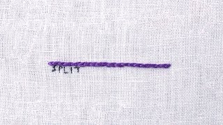 How to do a Split Stitch [upl. by Einegue]