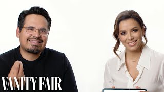 Eva Longoria and Michael Peña Teach You Mexican Slang  Vanity Fair [upl. by Analle]