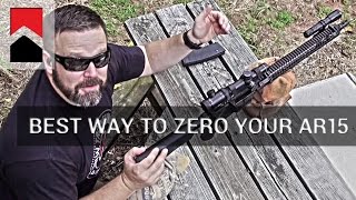 The Best Way to Zero Your AR15 [upl. by Airlee]