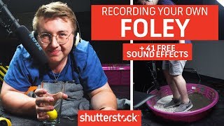 How To Make Your Own Foley  41 FREE SOUND EFFECTS  Filmmaking Tips [upl. by Clifton]