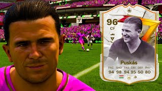 96 Golazo Icon Puskas Player Review  EA FC 24 [upl. by Fausta]