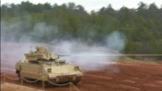 Rapid Fire 25mm Bradley American Firepower [upl. by Aplihs]