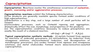 Coprecipitation Method [upl. by Eleik]