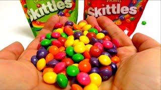 Skittles Candy Packs  Crazy Sours amp Fruits [upl. by Asreht]