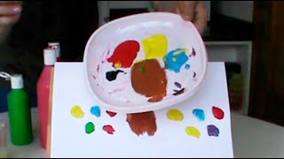 Cómo hacer color marrón Nuevo canal Pintar con Marta [upl. by Tema]