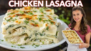 Easy CHICKEN LASAGNA With Creamy White Sauce [upl. by Dione]