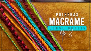 10 PULSERAS FÁCILES Y RÁPIDAS 💥» Ep 31  pulseras de hilo  friendship bracelets ● Curso de Macrame [upl. by O'Neil]