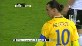 SverigeTyskland 44 All goals Lasse Granqvist commentary dubbed [upl. by Shulman280]