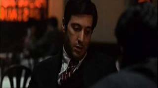 The Godfather  Louis Restaurant Scene [upl. by Worlock]