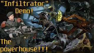 Aliens Fireteam Elite  End game quotInfiltratorquot Demo build for Insane [upl. by Nalac]