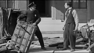 Buster Keaton Funny Cop Chase music by Jim Wilson [upl. by Attenaej]