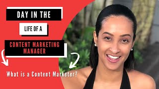 Day in the Life of a Content Marketing Manager [upl. by Adiaj]