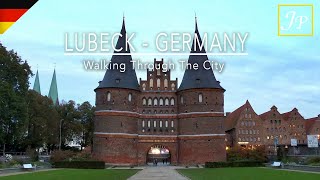 Lübeck Germany  Walking Tour  Historic Town  Holsten Gates [upl. by Pappano449]