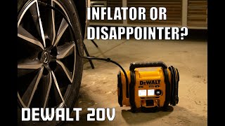 Best Cordless Deflator  DEWALT 20V Inflator  DCC020IB [upl. by Nelon978]