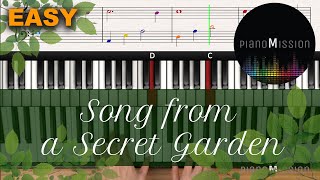 Real Piano Tutorial SONG FROM A SECRET GARDEN with FollowUp Tutorial [upl. by Saunderson267]