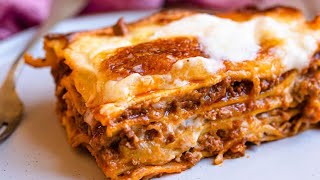 Lasagne al Forno Italian Beef Lasagna [upl. by Orella]