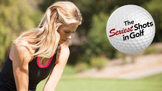 Anna Rawson Shows You How to Hit a Checked Wedge Shot  Sexiest Shots in Golf  Golf Digest [upl. by Sharona273]