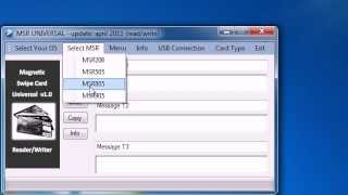 Msr USB Universal Software 10 [upl. by Nylodnewg]