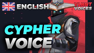 CYPHER English Voice  Voice Lines  VALORANT [upl. by Maeve]