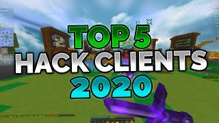 Top 5 Gratis Minecraft Hack Clients 2020 [upl. by Garold]