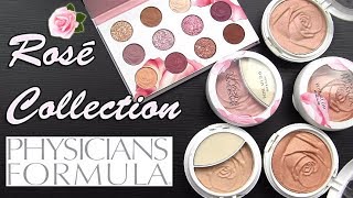 PHYSICIANS FORMULA Rose Collection Real Swatches amp Review [upl. by Wiedmann826]