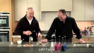 How to make a frappé coffee using an aerolatte milk frother [upl. by Elumas]