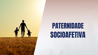 Paternidade socioafetiva [upl. by Grassi]