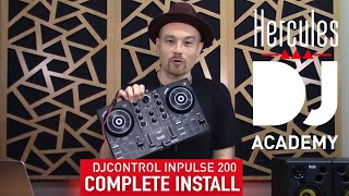 Complete install day 1 13  DJ Academy – DJControl Inpulse 200 [upl. by Anasxor]