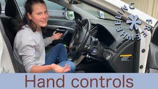 How my hand controls work  Guidosimplex eradial brand [upl. by Annazor604]