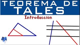 Teorema de Tales  Introducción [upl. by Dupuy]