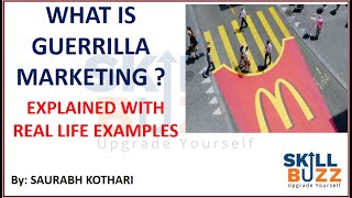 What is Guerrilla Marketing Real life case studies and examples  Best Marketing Campaigns [upl. by Nnanaej]