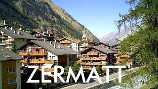 SWITZERLAND Zermatt village 1620m [upl. by Squires]