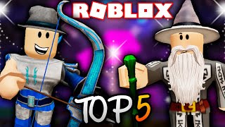 TOP JUEGOS de AVENTURA y RPG en ROBLOX 🔮🏹  TOP 5 ROBLOX [upl. by Inwat]