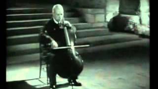 Pau Casals Bach Cello Solo Nr1 BWV 1007 81954 [upl. by Aixela113]