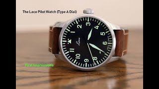 Laco Pilot Watch  First Impressions from a German Watch Icon [upl. by Neerac]