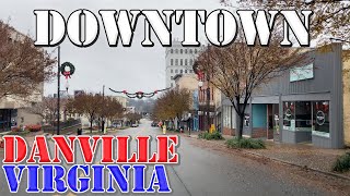 Danville  Virginia  4K Downtown Drive [upl. by Lonny]