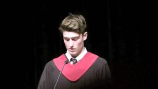 Funny High School Graduation Valedictorian Speech [upl. by Borroff]