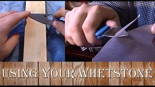 How To Use A Whetstone  Proper techniques to get a RAZOR SHARP edge [upl. by Ybrek]