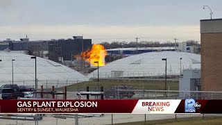 Video Hydrogen tank explodes at gas company [upl. by Srini]