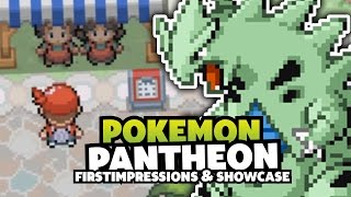 Pokemon Pantheon  Pokemon Fan Game ReviewShowcase [upl. by Sordnaxela]