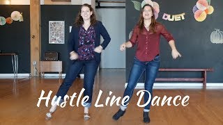 Line Dance 101 Hustle [upl. by Ahsinit]