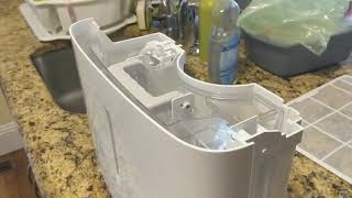 Cleaning a Frigidaire Dehumidifer Bucket [upl. by Dorice]