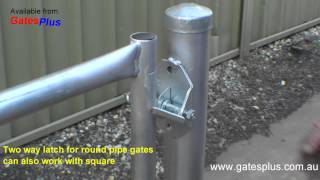 Gate Latch 2 way for round pipe and square [upl. by Wagstaff]